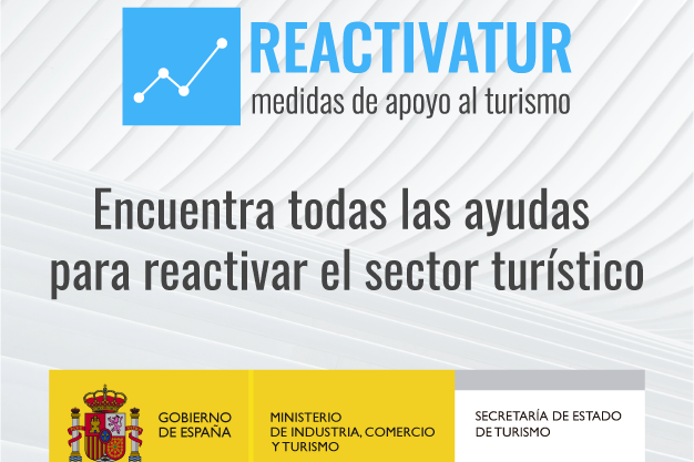 Reactivatur, la nueva web nacional que recoge todas las ayudas disponibles para el turismo.