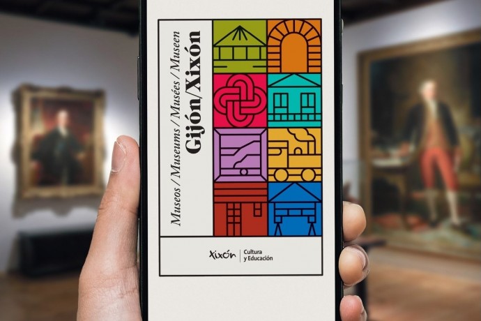 Nuevo folleto de Museos de la red municipal de Gijón/Xixón
