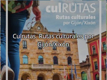 Acceso al folleto Culrutas de Gijón para descarga desde Visita Gijón Profesional