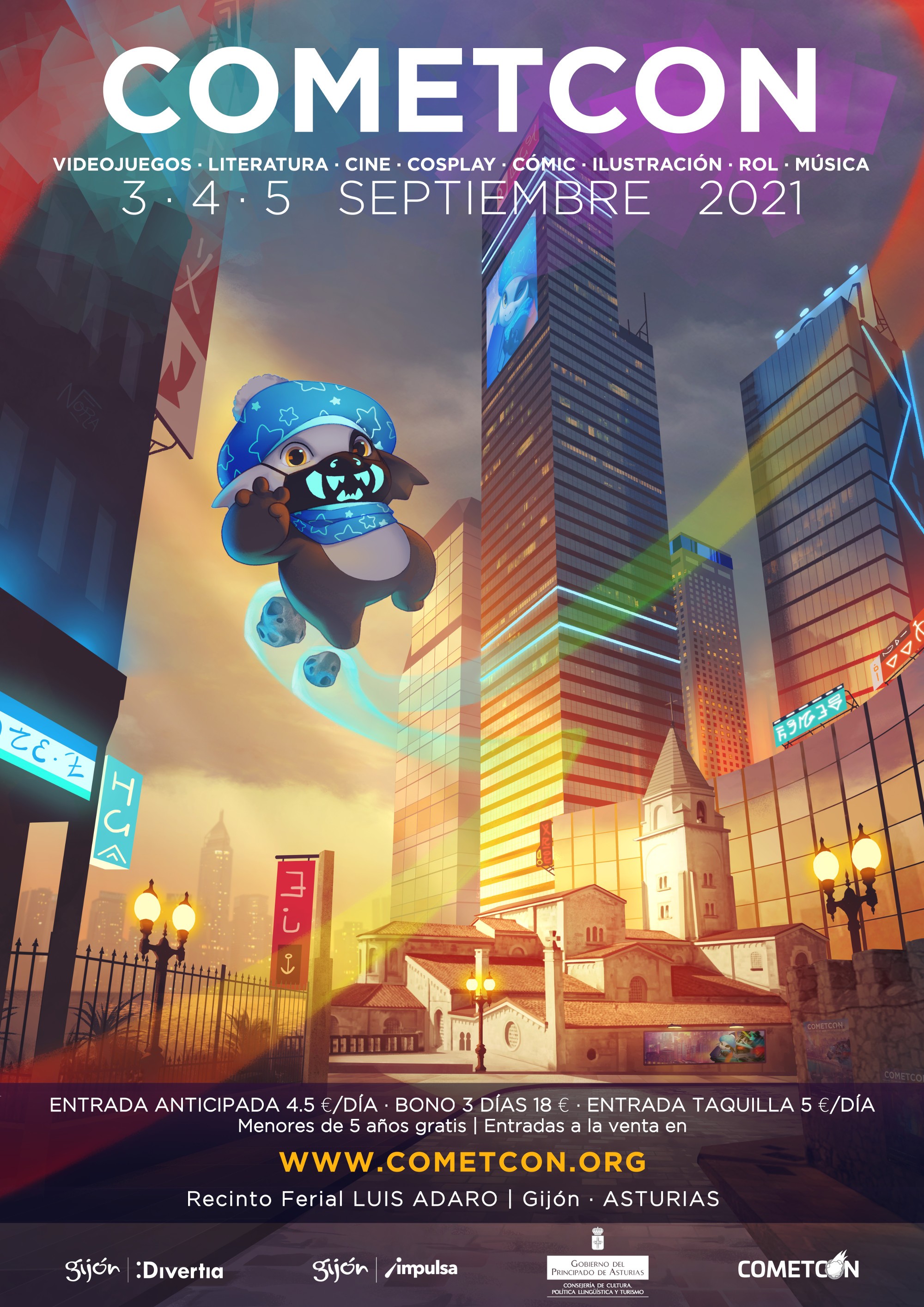 Cartel oficial de la Cometcon 2021